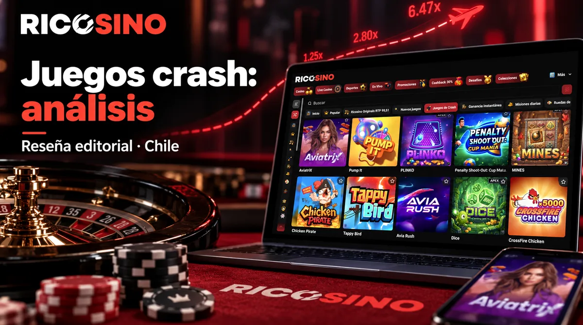 Portada ilustrada de juegos crash, con varias miniaturas y la línea de un vuelo ascendente